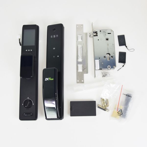 Smart замок ZKTeco HBL400 з Wi-Fi, скануванням обличчя, відбитка пальця, карт Mifare, паролей, робота з мобільним додатком 258047 фото