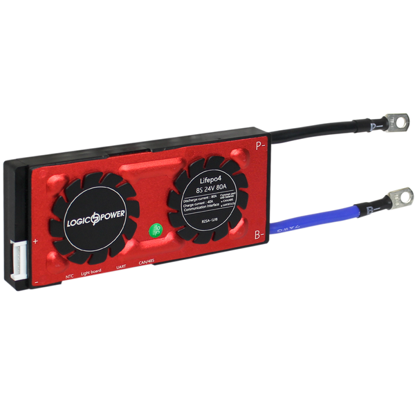 Smart BMS плата LP LiFePO4 24V 8S Dis 80A Ch 40A UART+RS485+CAN (16349) LP16349 фото
