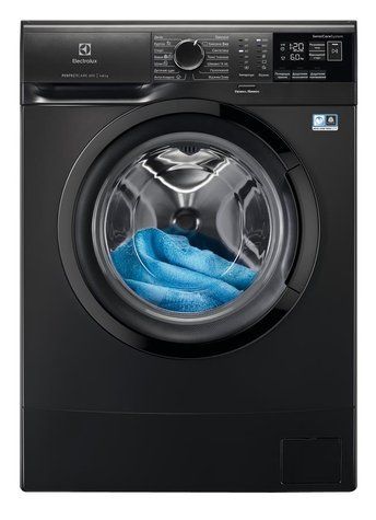Стиральная машина Electrolux фронтальная, 6кг, 1000, A+++, 41см, дисплей, серый темный EW6S406BXU фото