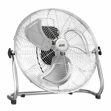 Вентилятор підлоговий 2E PowerWind 45C професійний, 45см, 100Вт, кнопки, двигун мідь 100%, срібний 2E-IF45C фото