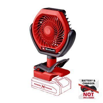 Вентилятор акумуляторний Einhell GC-CF 18/110 Li - Solo, PXC, 18В, безщітковий, діам. 110 мм, 1500 м3/год, 3 режими, 0.48 кг (без АКБ і ЗП) 3408061 фото
