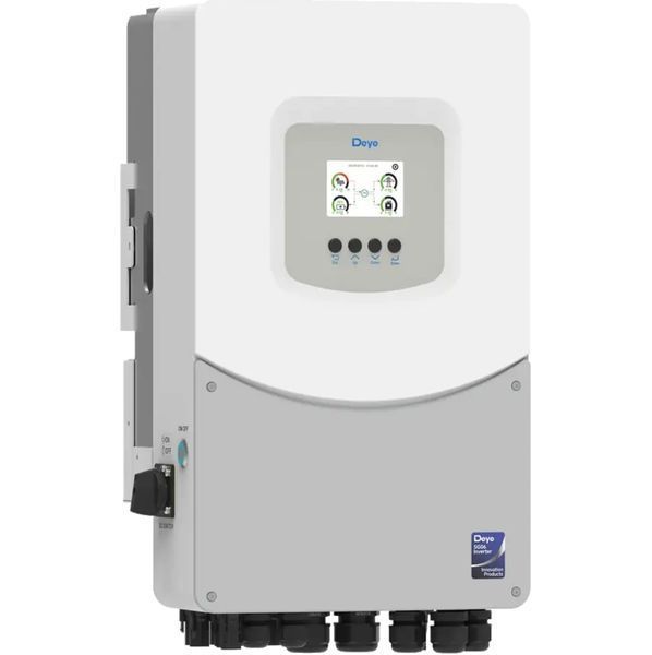 Гибридный инвертор DEYE SUN-8K-SG06LP1-EU-BM3 8kW 48V 2 MPPT 220V Однофазный (SUN-8K-SG06LP1-EU-BM3) SUN-8K-SG06LP1-EU-BM3 фото