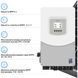 Гибридный инвертор DEYE SUN-8K-SG06LP1-EU-BM3 8kW 48V 2 MPPT 220V Однофазный (SUN-8K-SG06LP1-EU-BM3) SUN-8K-SG06LP1-EU-BM3 фото 4
