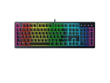 Клавіатура механічна Razer Ornata V3 104key, Mecha-Membrane Switch, USB-A, EN/UK, RGB, чорний RZ03-04462100-R371 фото