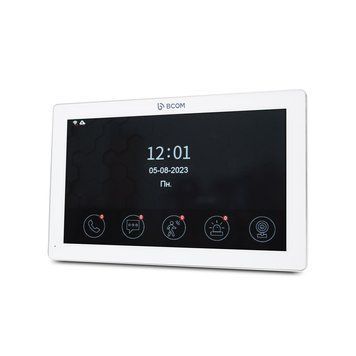 Відеодомофон 10" BCOM BD-1070FHD/T White з підтримкою Tuya Smart 240549 фото