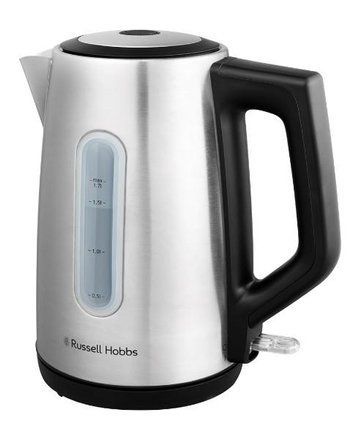 Електрочайник Russell Hobbs Heaton, 1.7л, нержавіюча сталь, сріблясто-чорний 27380-70 фото