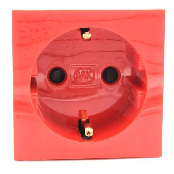 Модуль електричний одинарний, 220В, 50х50 мм, MK K5831RED фото