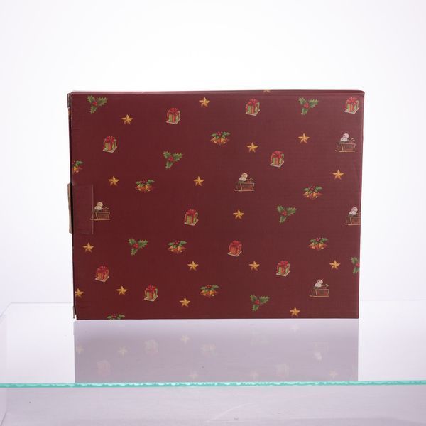 Блюдо сервировочное новогоднее для закусок Christmas 29&times;24&times;2 (см) фарфора HP-SDHK-17 HP-SDHK-17 фото