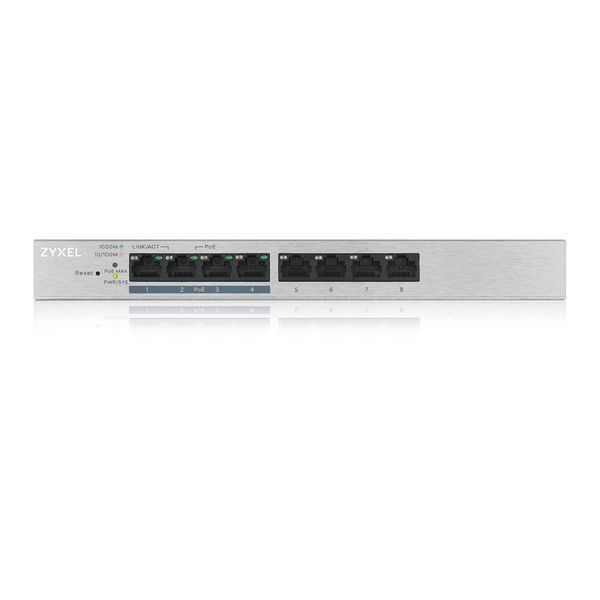 PoE-комутатор на 8 портів ZyXEL GS1200-8HP v2 (GS1200-8HPV2-EU0101F) в металевому корпусі 188880 фото