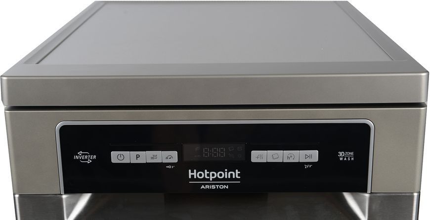 Посудомоечная машина Hotpoint , 10компл., A+++, 45см, дисплей, нерж HSFO3T235WCX фото