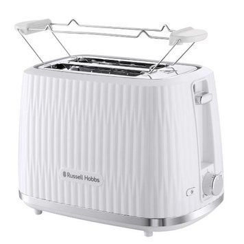 Тостер Russell Hobbs Eden 800Вт, пластик, підігрів,разморозка, білий 27370-56 фото