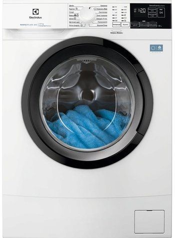 Пральна машина Electrolux фронтальна, 7кг, 1200, A+++, 48см, дисплей, інвертор, білий EW6SM427BU фото