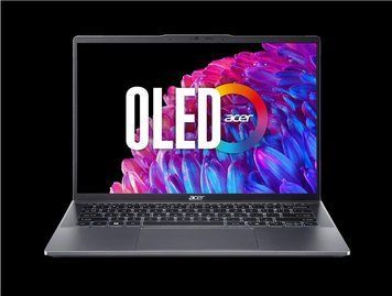 Ноутбук Acer Swift Go 14 SFG14-63 14" 2.8K OLED, AMD R5-8645HS, 16GB, F512GB, UMA, Win11, серый NX.KTSEU.002 фото