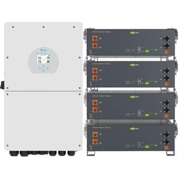 Система хранения энергии DEYE SV-1DE16K1-LEC20K1-1 16kW 20.5kWh 4BAT LiFePO4 &ge;6000 циклов (SV-1DE16K1-LEC20K1-1) SV-1DE16K1-LEC20K1-1 фото